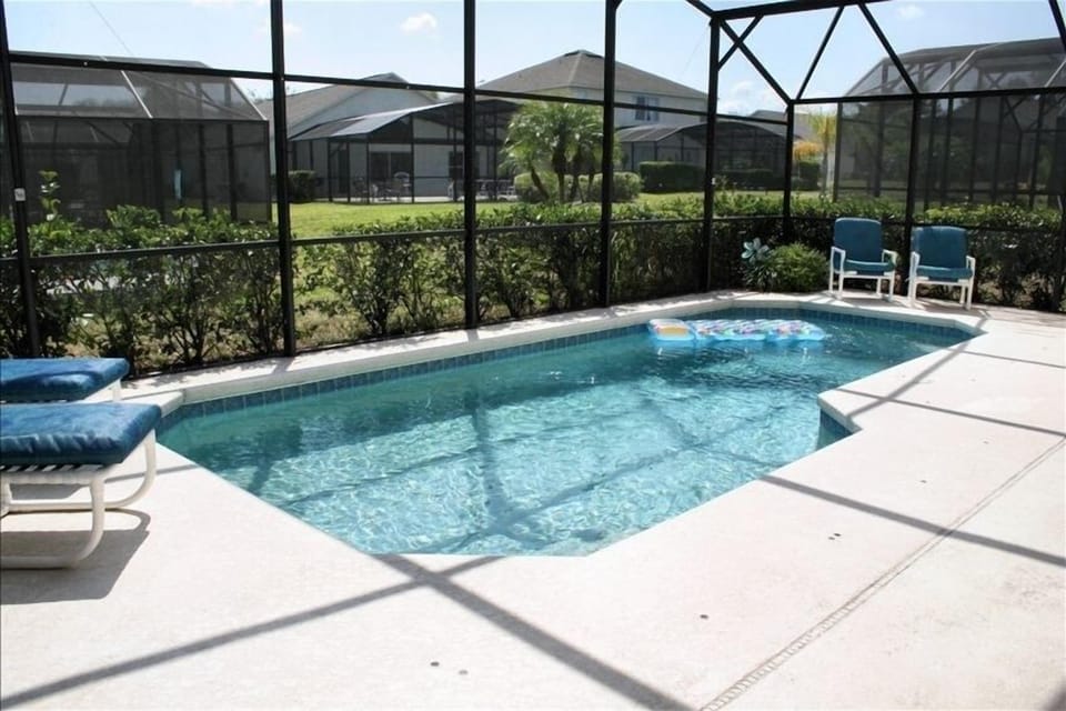 Spacious Pool with Patio Furniture.  Child Safety fence also available