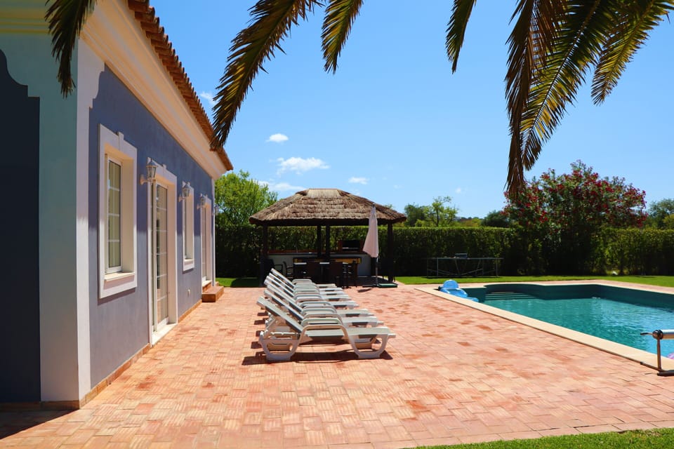 pool and BBQ area