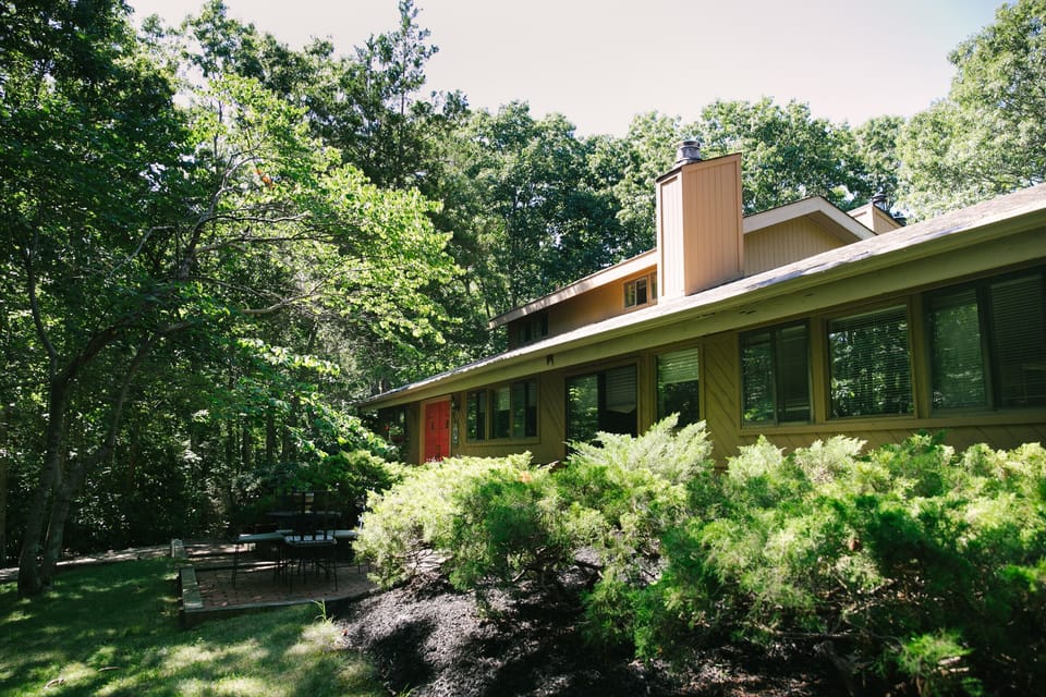 Front of the house.