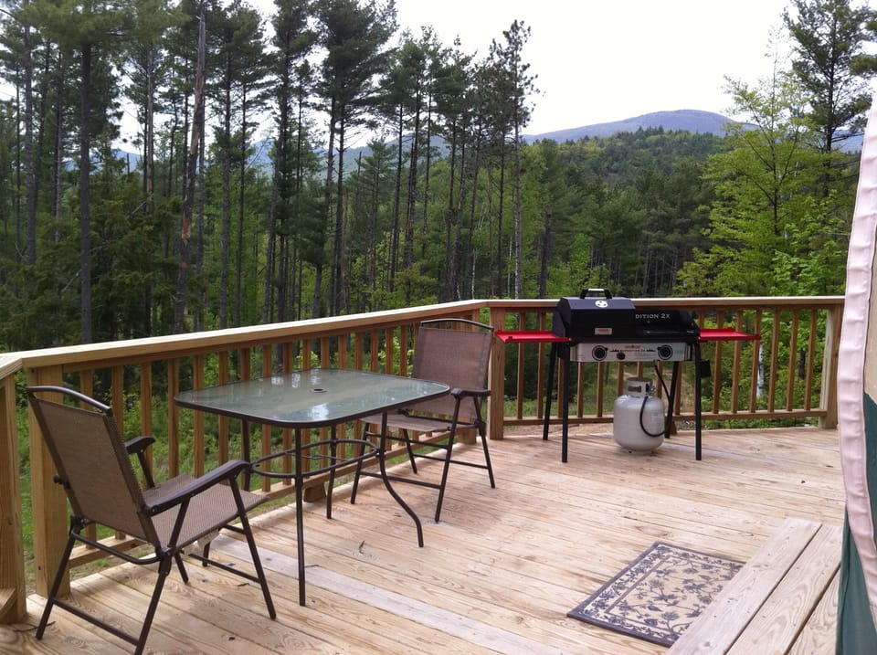 Combo grill station with barbecue, griddle, dutch oven