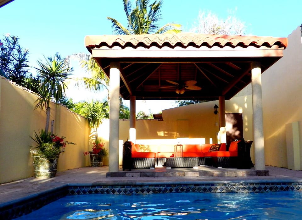 Our Gazebo is built for afternoon naps and becomes Klub Koyari at night