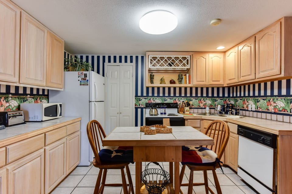 side photo of kitchen from great room