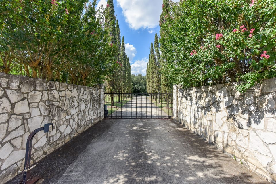 View to property from outside the gate