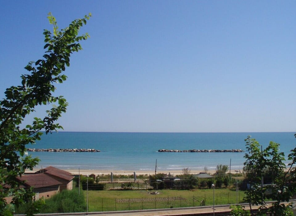 The sea from the coast road