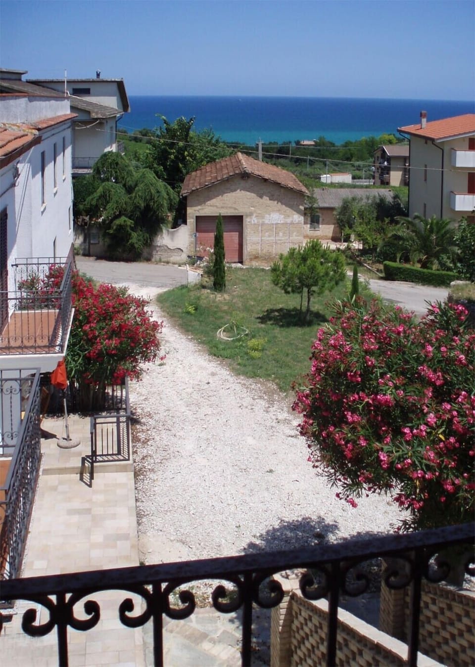 Sea view from the top of the house