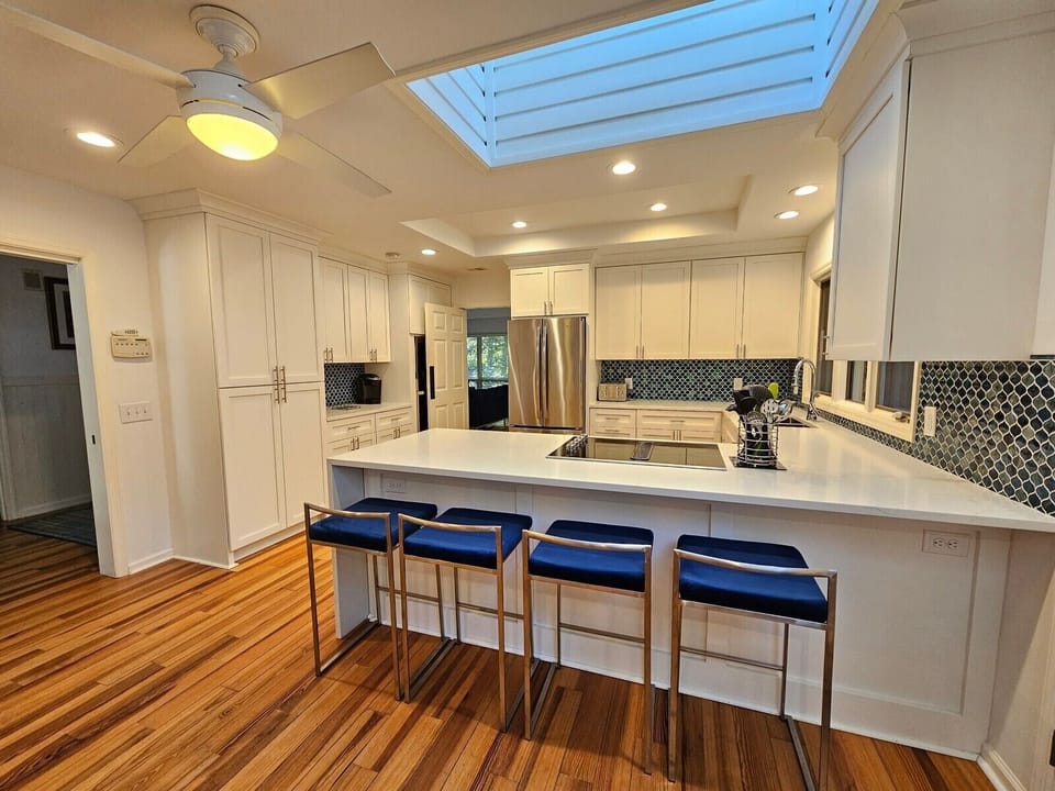 Newly Renovated Kitchen at 28 Battery Road