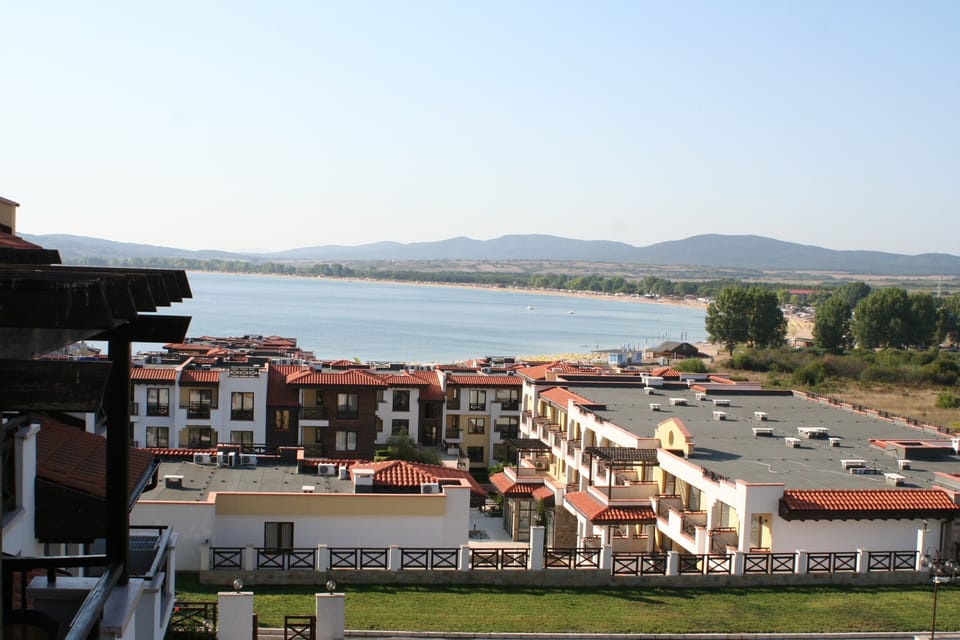 View from our lower dining room terrace