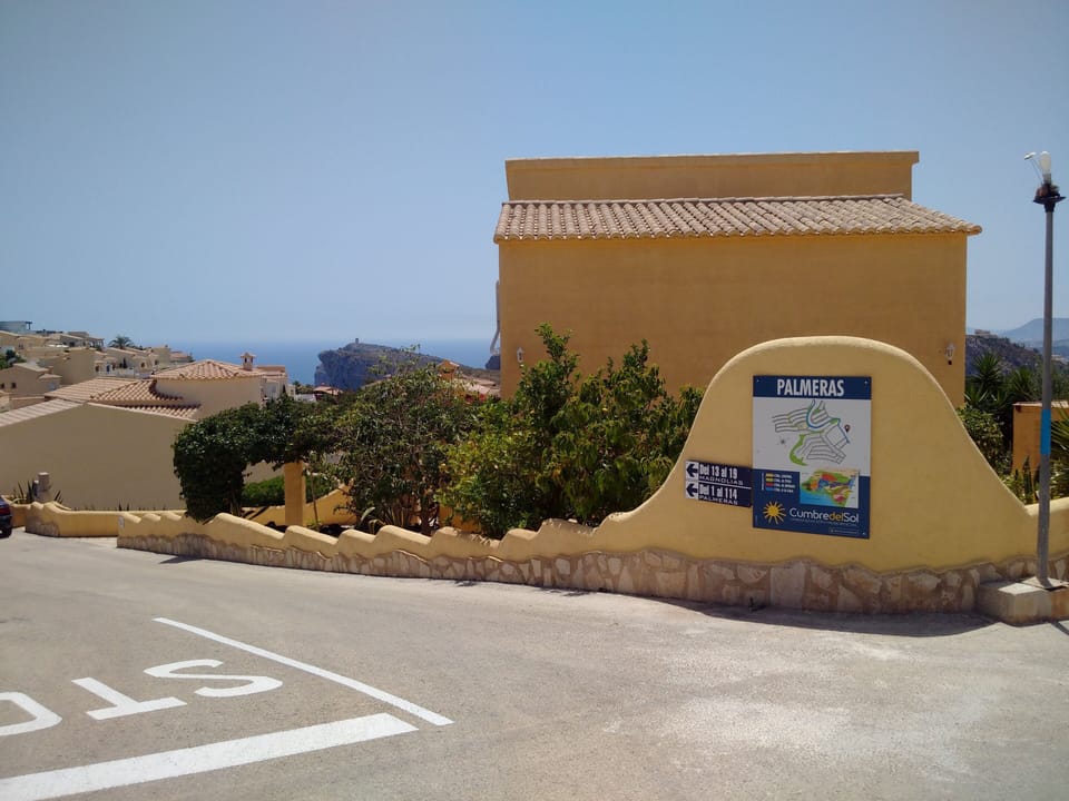 Rear of Villa