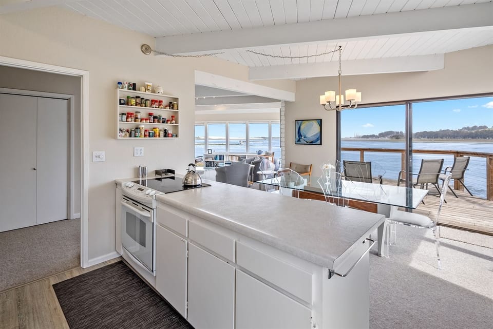 Great views from the kitchen while you prepare food for loved ones