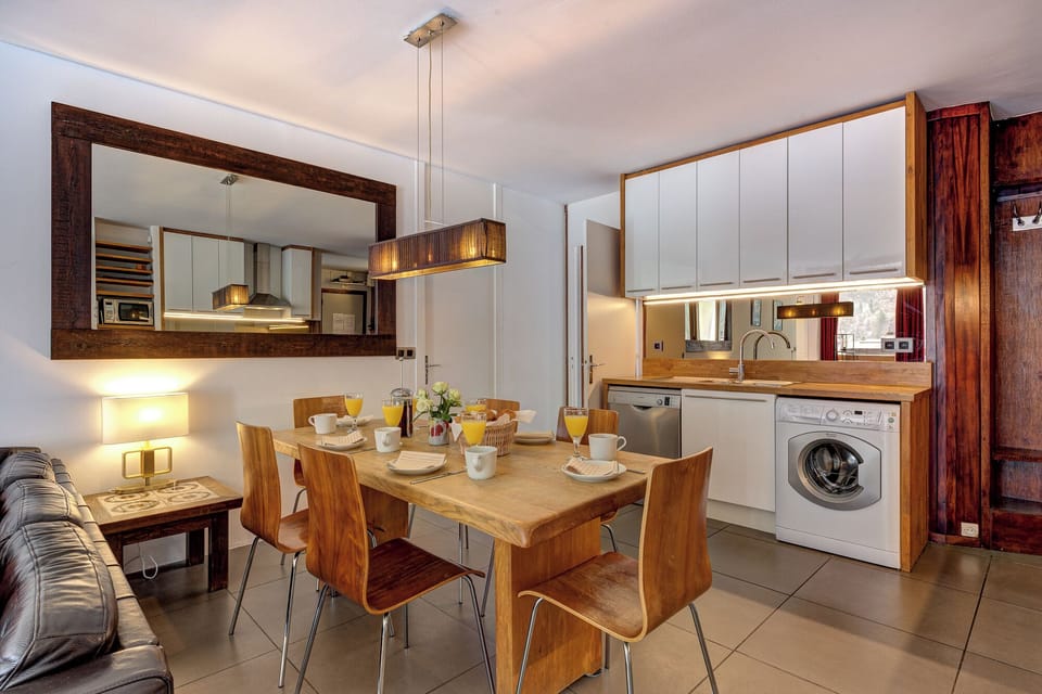 Dining area kitchen