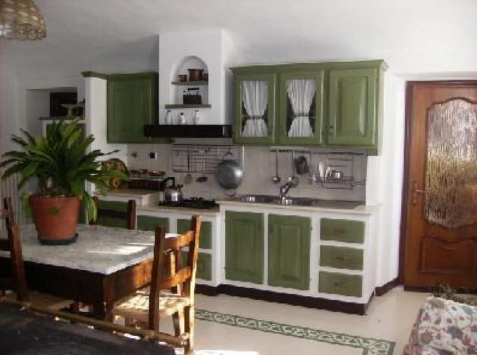 The large kitchen