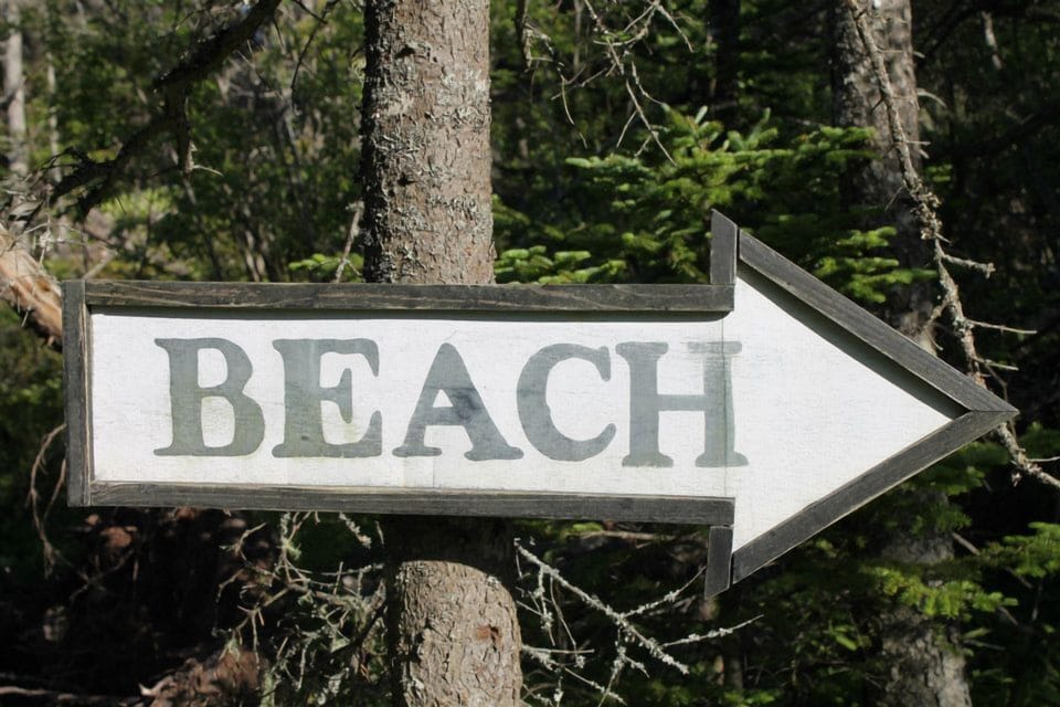 Path to beach 