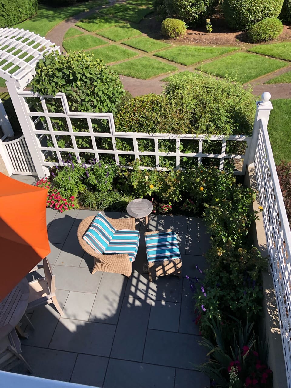 Private patio