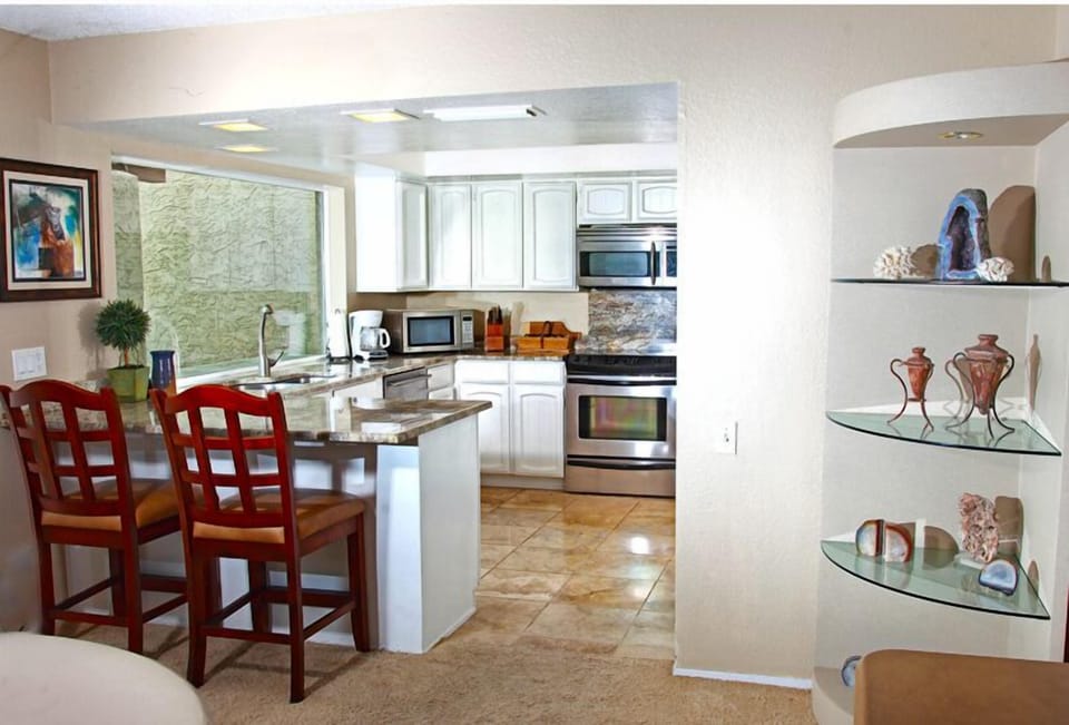Kitchen and dining area