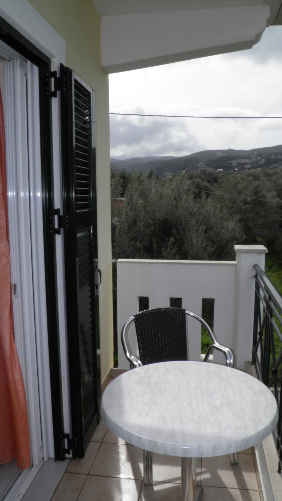 Small balcony (in bedroom)