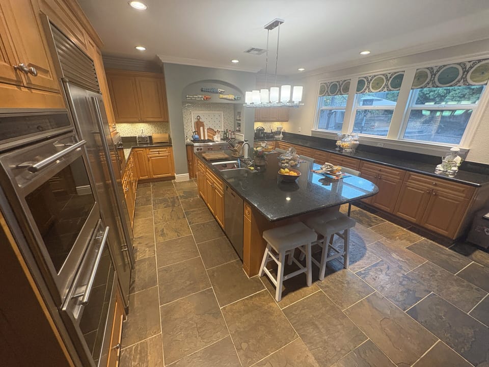 Kitchen area - Wolf, Sub Zero, and Miele appliances