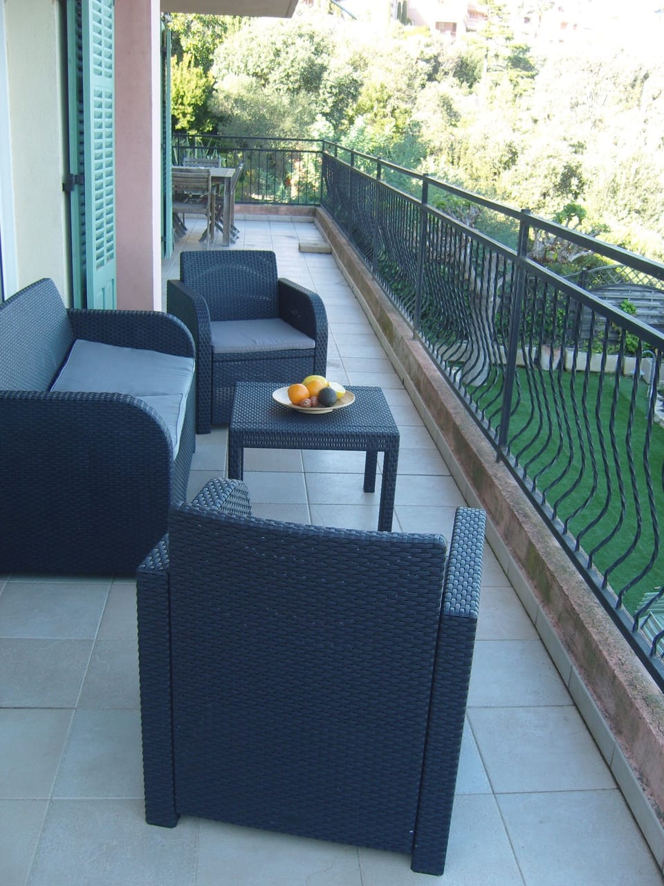 The balcony 