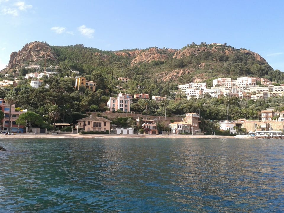 View of the villa from the Sea