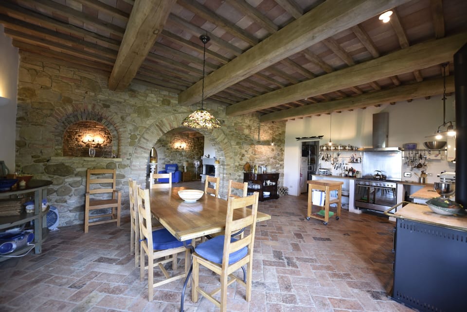 View from kitchen towards sitting room