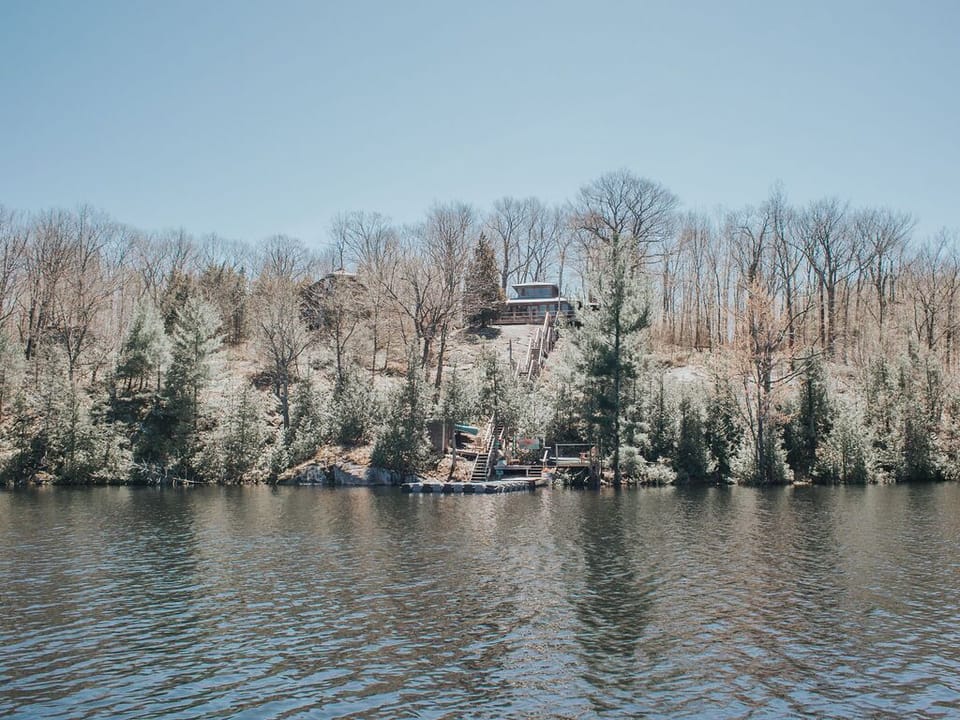 view from lake