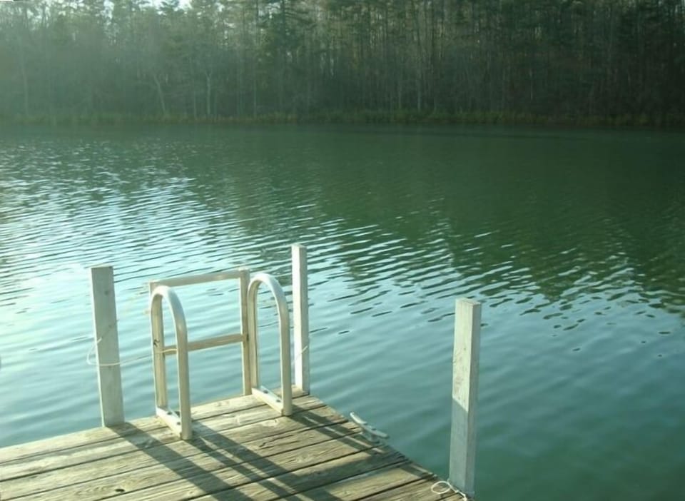 Private Covered Dock With A Party/ Swim Platform and Swim Ladder. Great Swimming