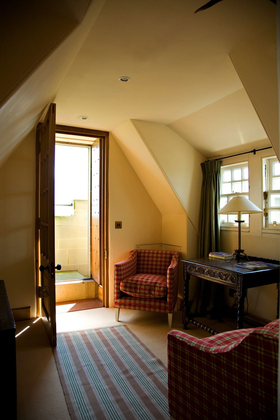 Garrett Sitting Room and Battlements