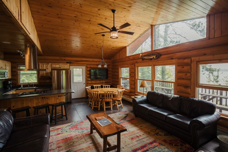 living space with expansive views of Vermilion