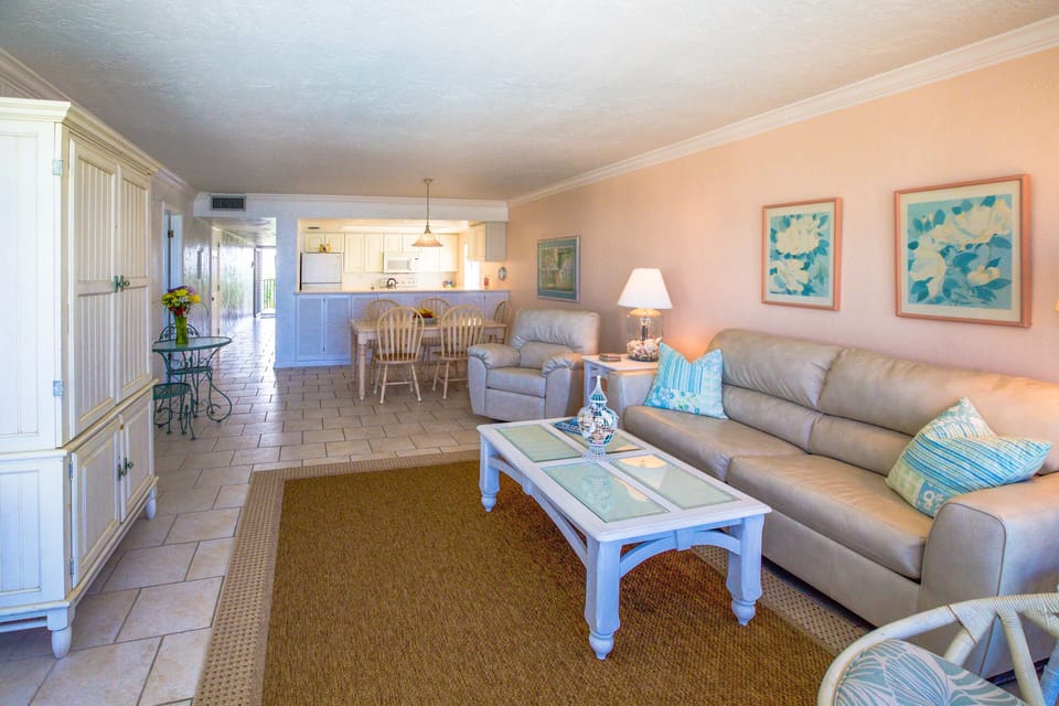 View from Living Room to Kitchen