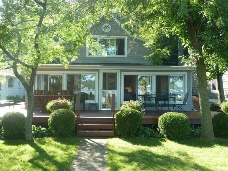 Our front porch, where we enjoy sitting morning, noon and night.