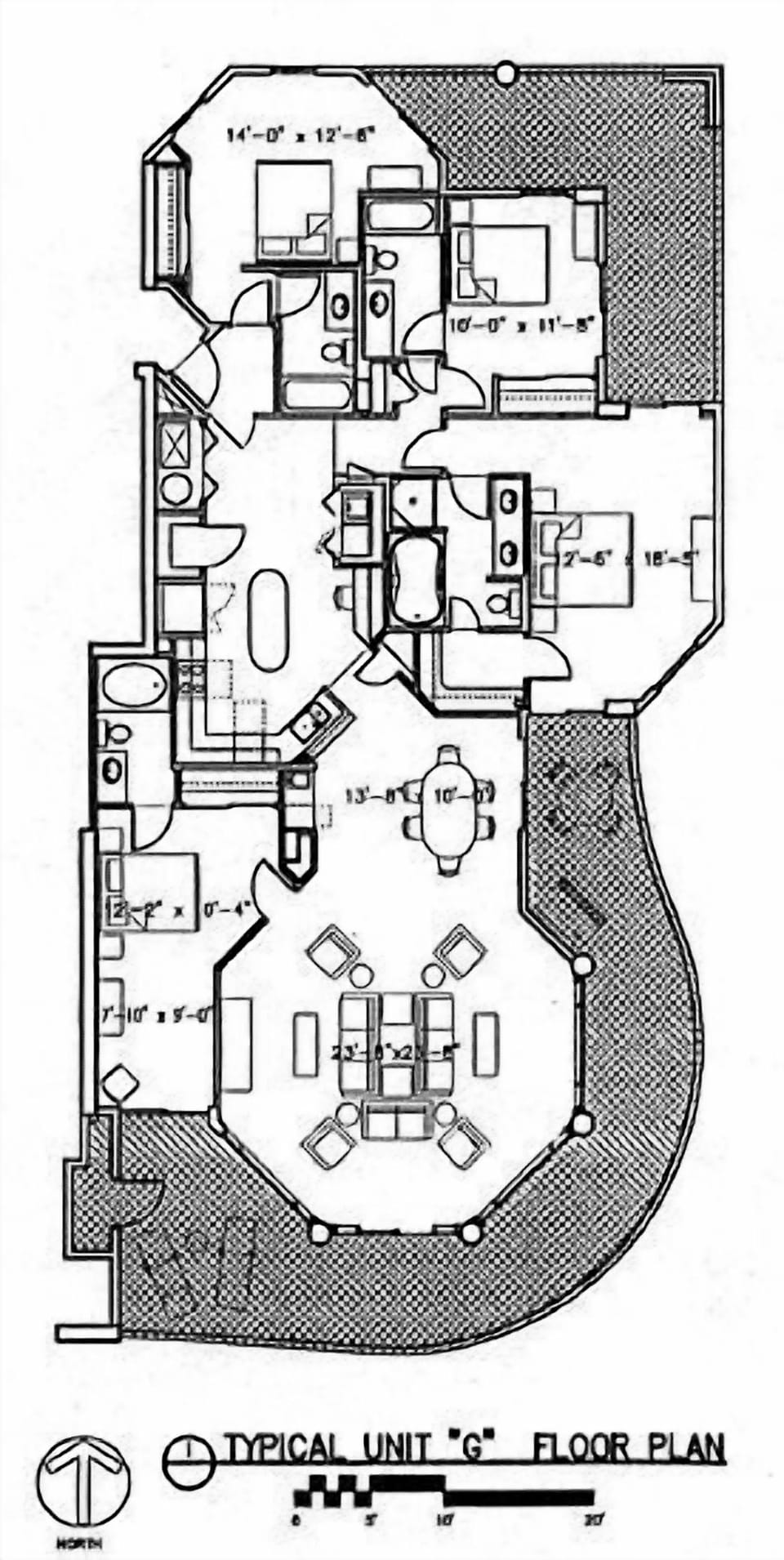 4 Br/4 Ba-2265 sq Ft + 850 sq Ft of Balconies-All Bedrooms open to a Balcony