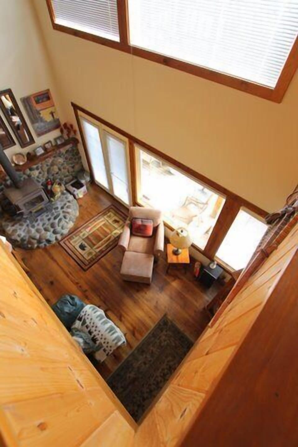 Living Room View From Loft