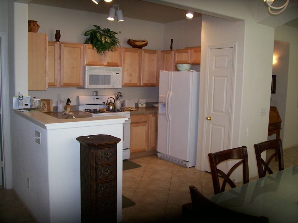 Kitchen from dining room