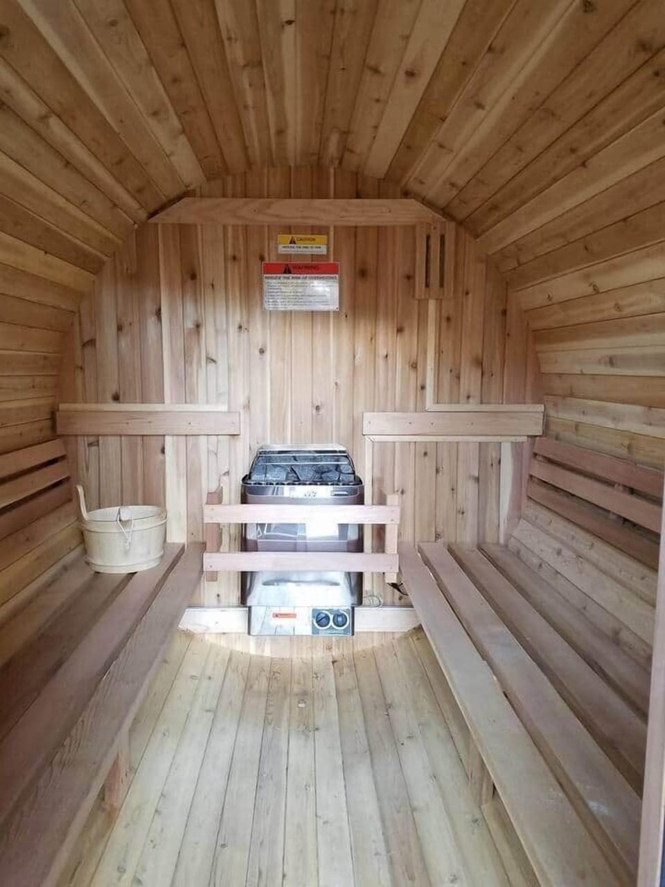 Sauna interior