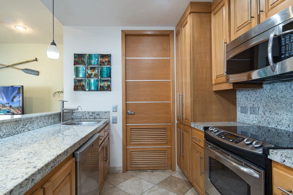 The kitchen.