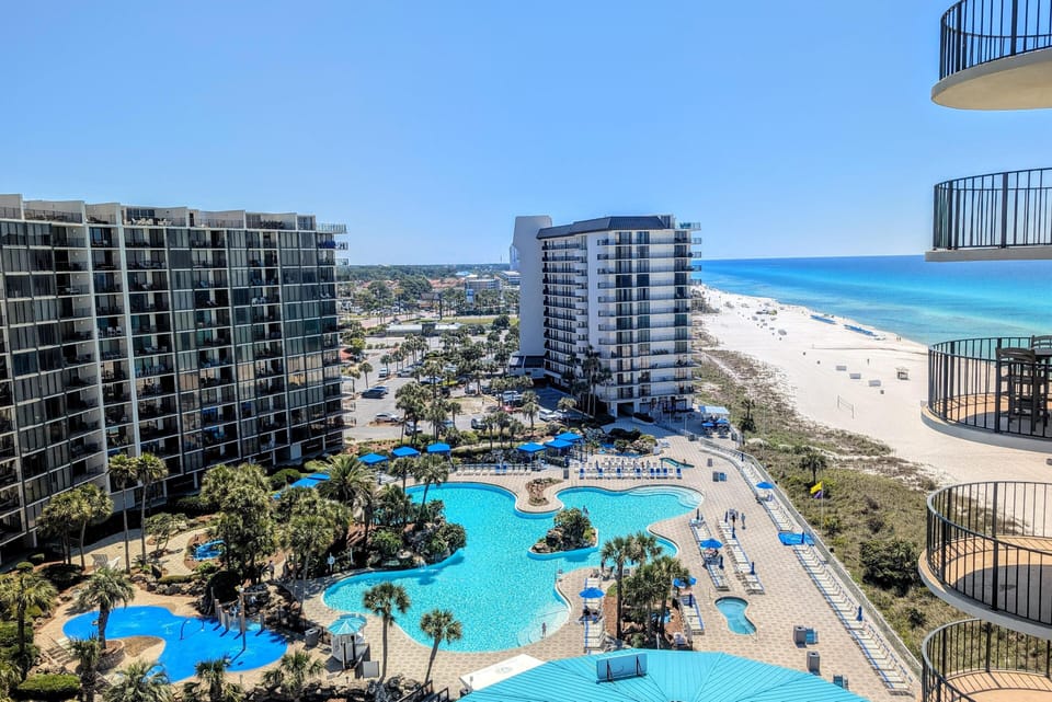 View of Resort/Lagoon Pool from Front Door Tower II