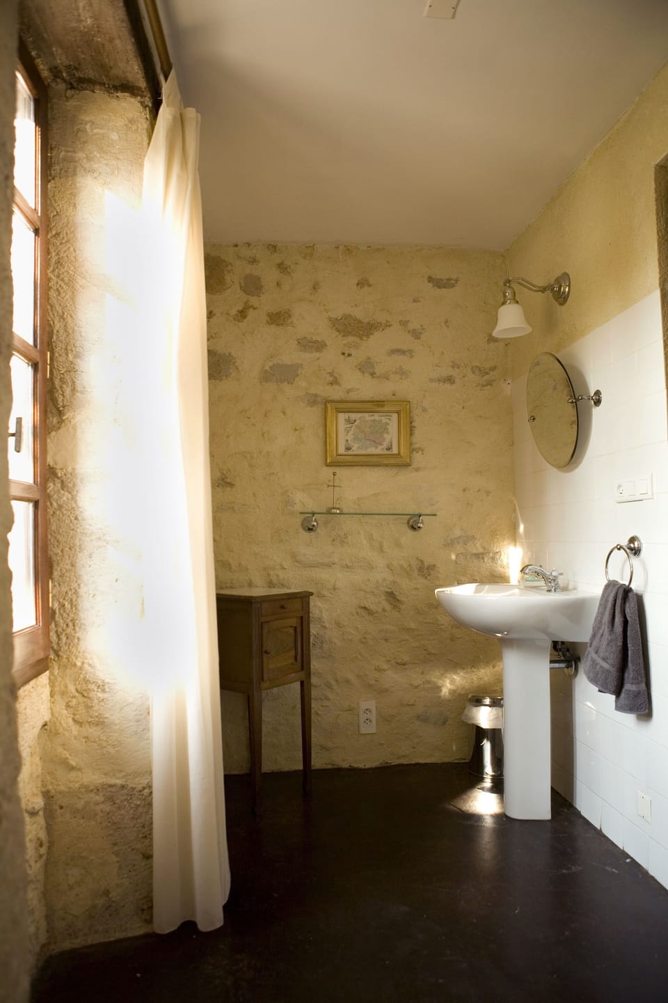 Downstairs powder room