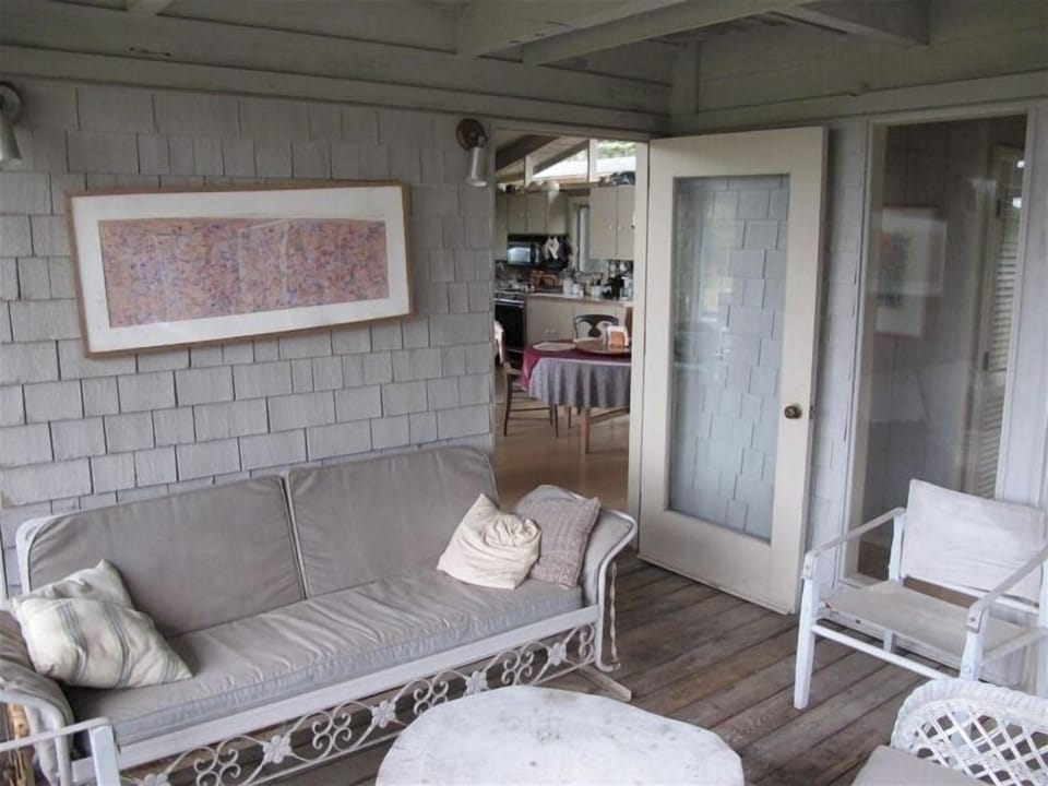 Screened porch off the living room
