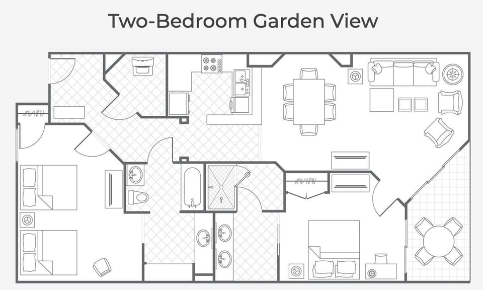 Two-bedroom Floorplan