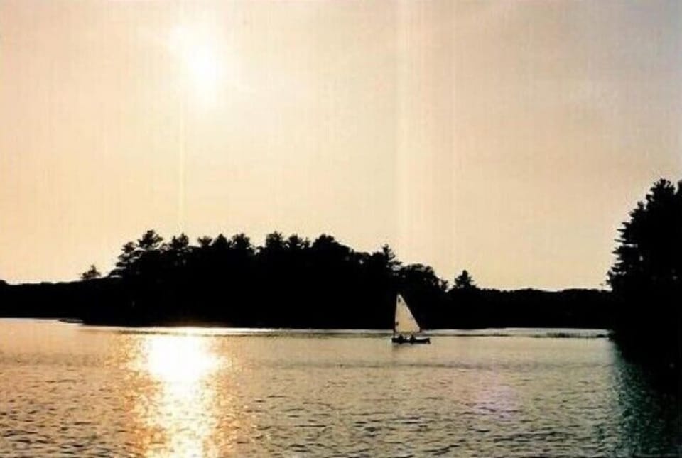 lake from float
