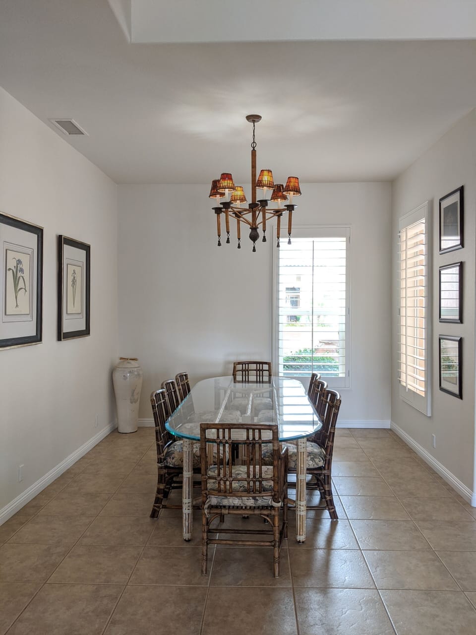 Main dining room seats 8