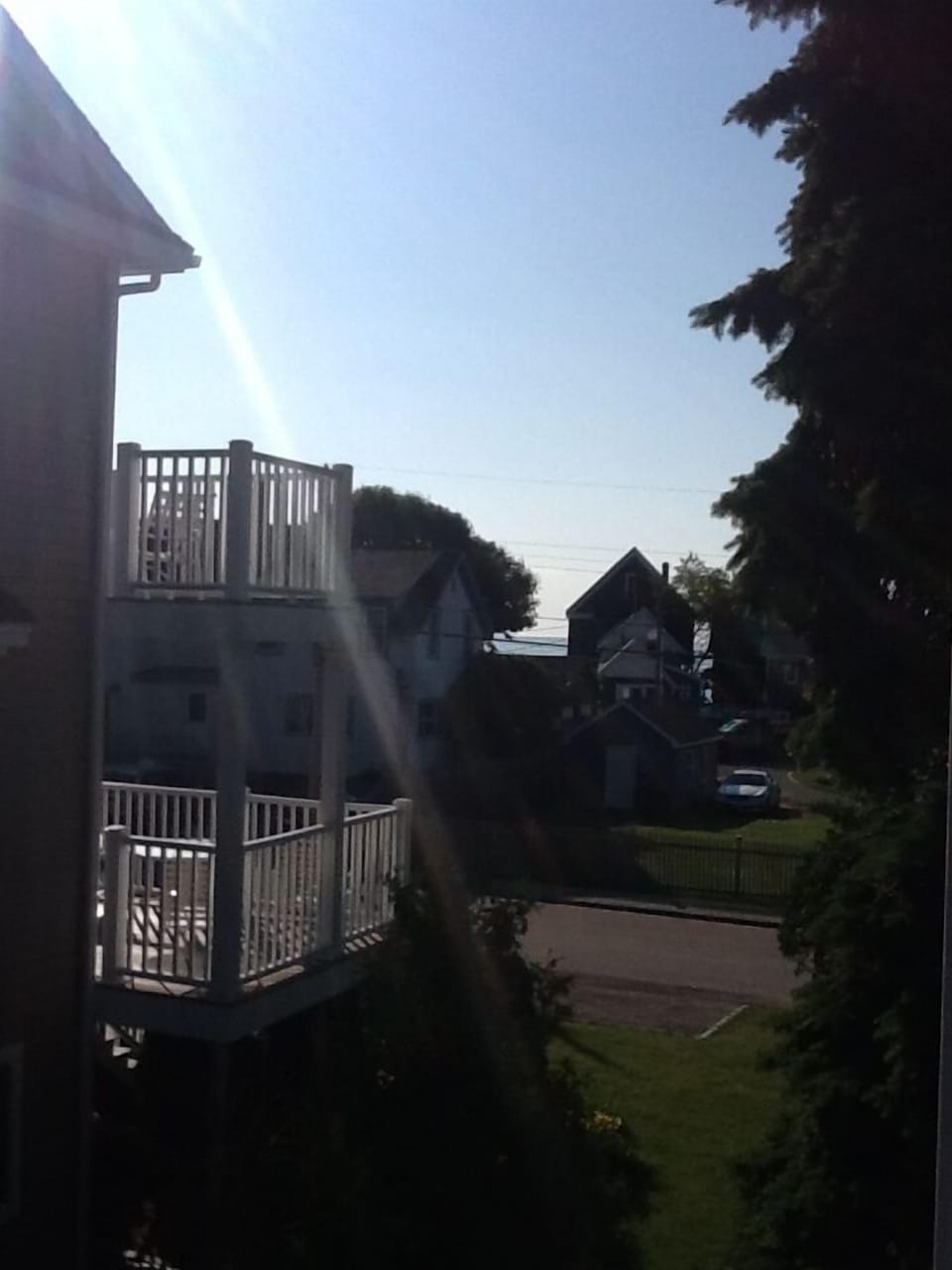 View from second-floor deck