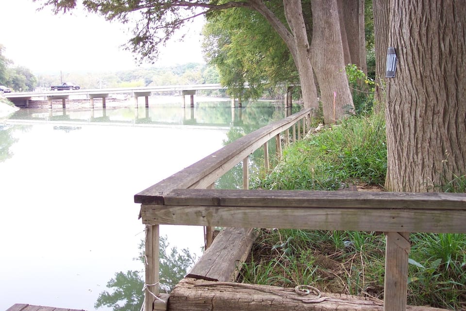 This is a picture of the 2nd crossing bridge from the duplex.