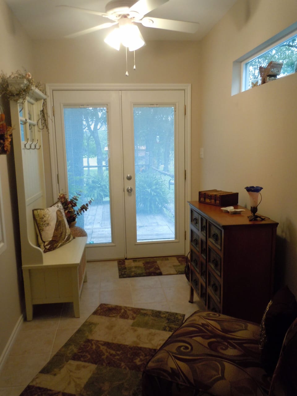 Sunroom off of bedroom
