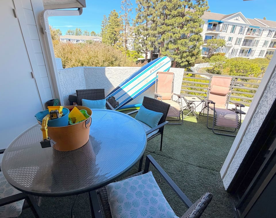 Patio nook to have morning coffee, just off the living room or 2nd bedroom