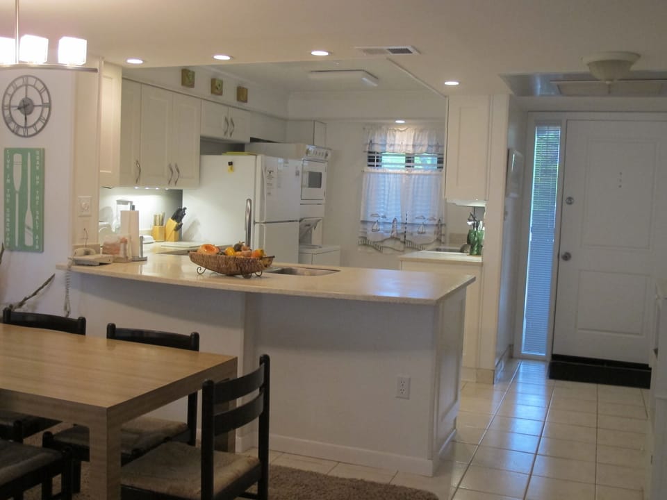 Kitchen and entry