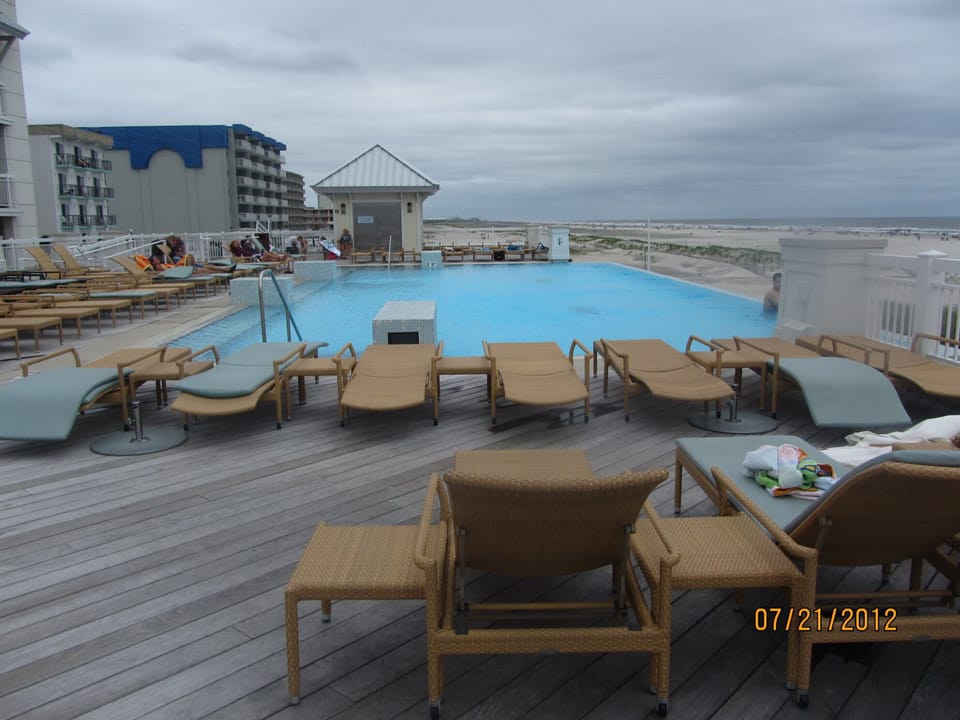 Private infinity pool over looking the beach