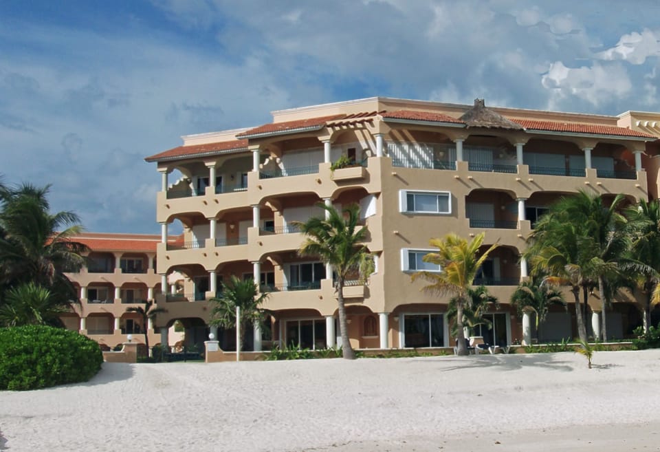 View of Condo from the Beach