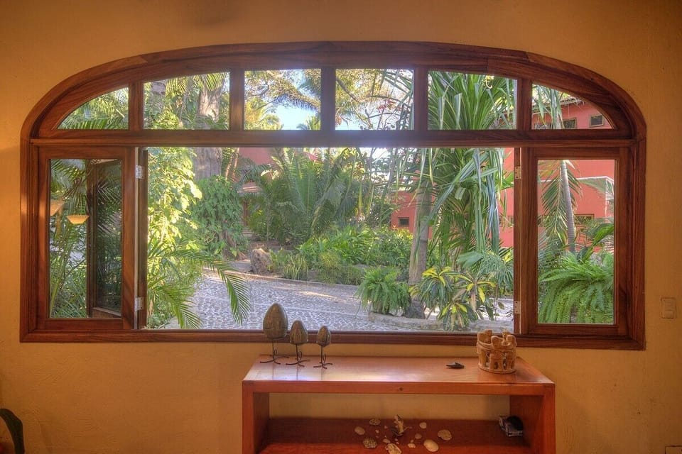 Front view from the living room