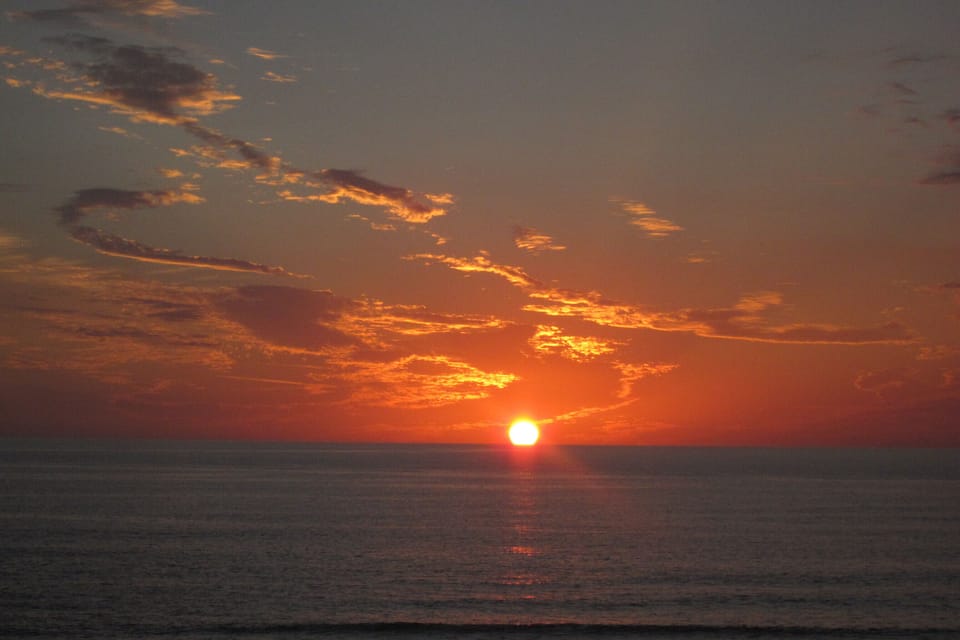 Remarkable sunsets....