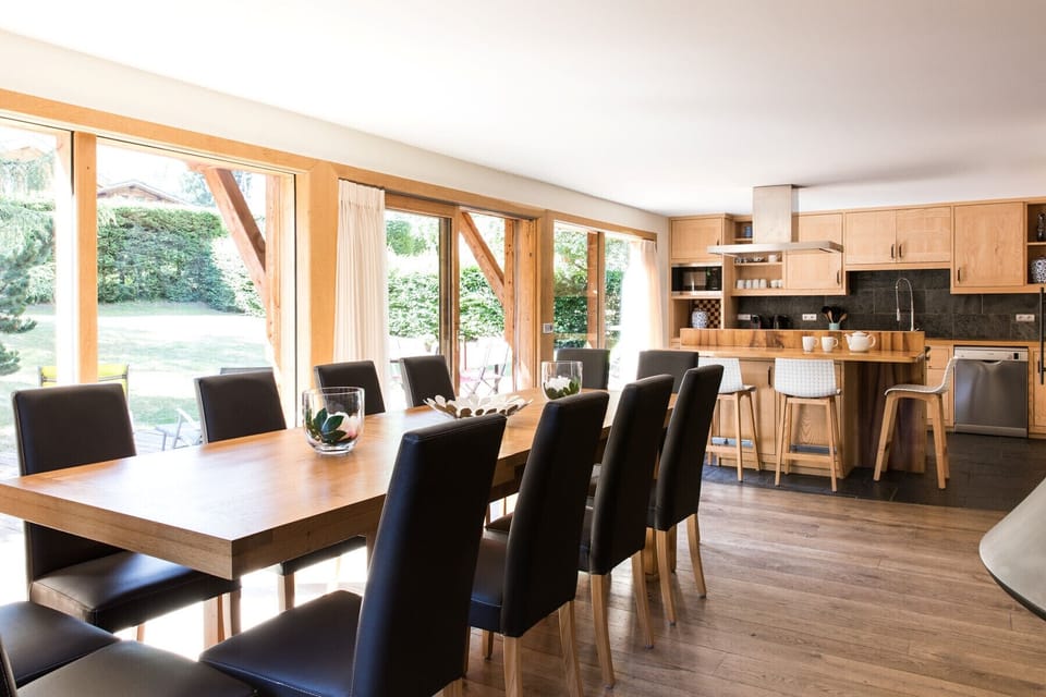 Bright, open plan living area